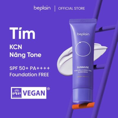 Kem Chống Nắng Beplain Nâng Tông, Cấp Ẩm Căng Bóng 50ml
