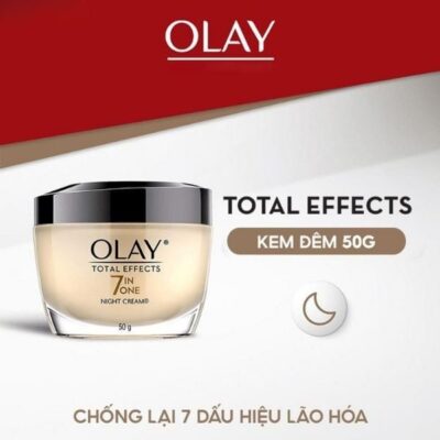Kem Dưỡng Ban Đêm Ngừa Lão Hóa Olay Total Effects 7 In One Night.