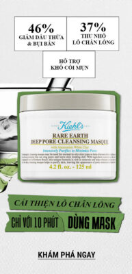 Mặt nạ đất sét Kiehl’s Rare Earth Pore Cleansing Masque